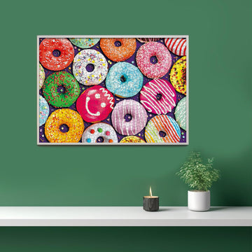 Pieci di puzzle ciambelle colorate 1000 pezzi